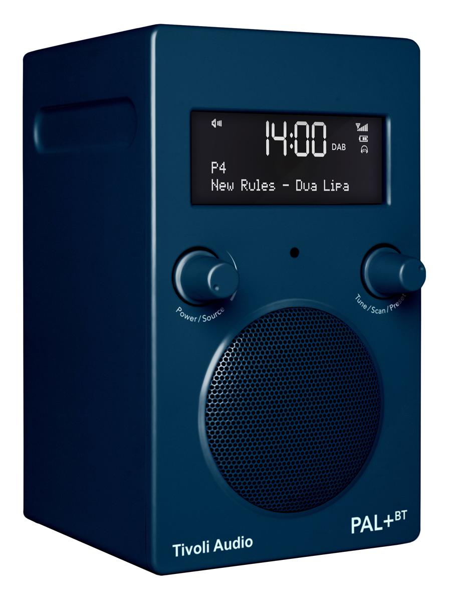 Tivoli Audio PAL+ BT digitales Radio mit Akku (FM/DAB+/AUX/Bluetooth) blue blau