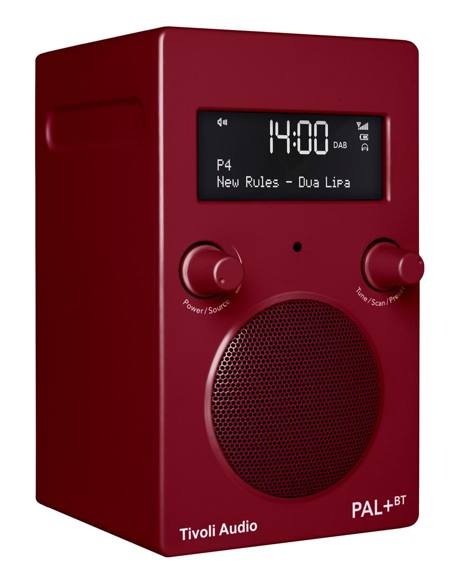 Tivoli Audio PAL+ BT FM/DAB+ Radio mit Bluetooth, inkl. Fernbedienung rot