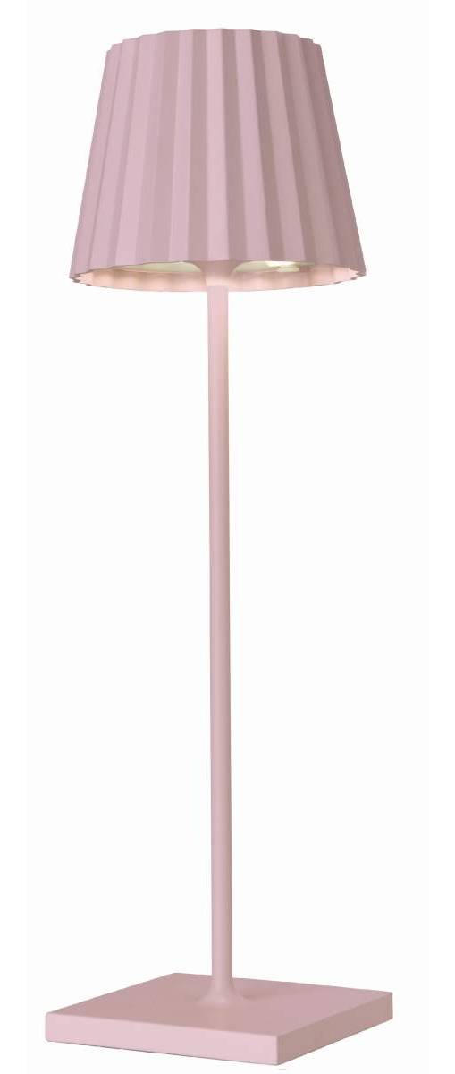 Sompex Tischleuchte Troll 2.0 pink/rosaLED dimmbar 38cm