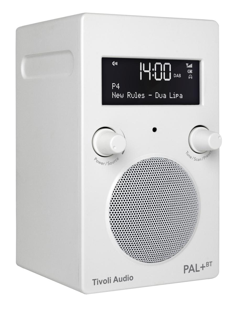 Tivoli Audio PAL+ BT FM/DAB+ Radio mit Bluetooth, inkl. Fernbedienung weiß