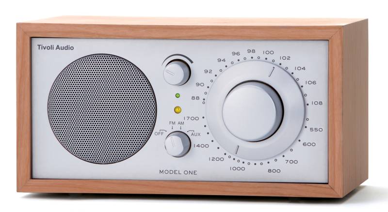 B-Ware (neu) - Tivoli Audio Model ONE Radio Kirsche / Silber