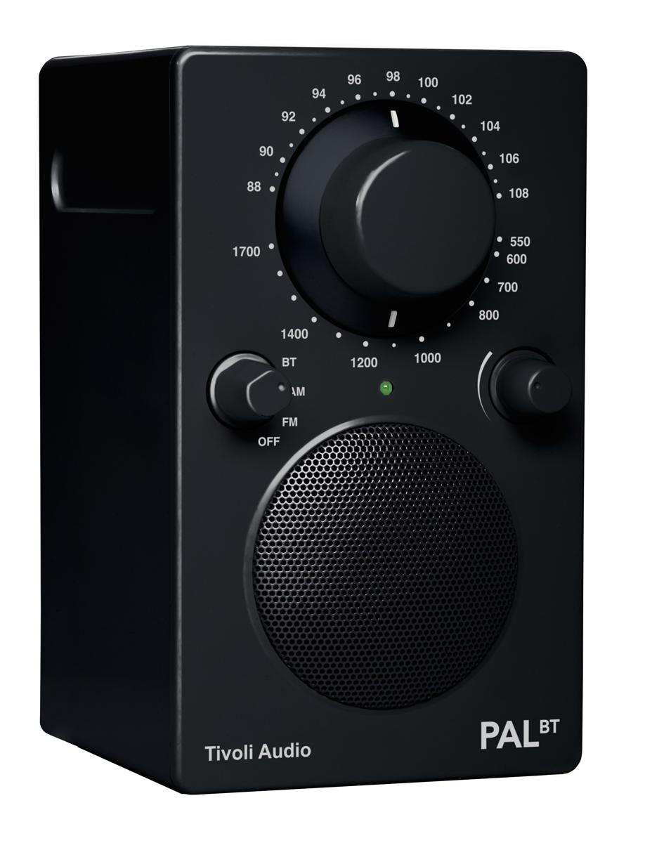 Tivoli Audio PAL BT portables Radio mit Akku (AM/FM/Bluetooth) black schwarz