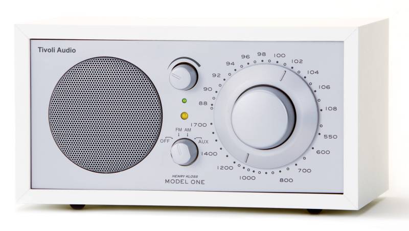 Ausstellungsstück  - Tivoli Audio Model ONE Radio Weiss / Silber